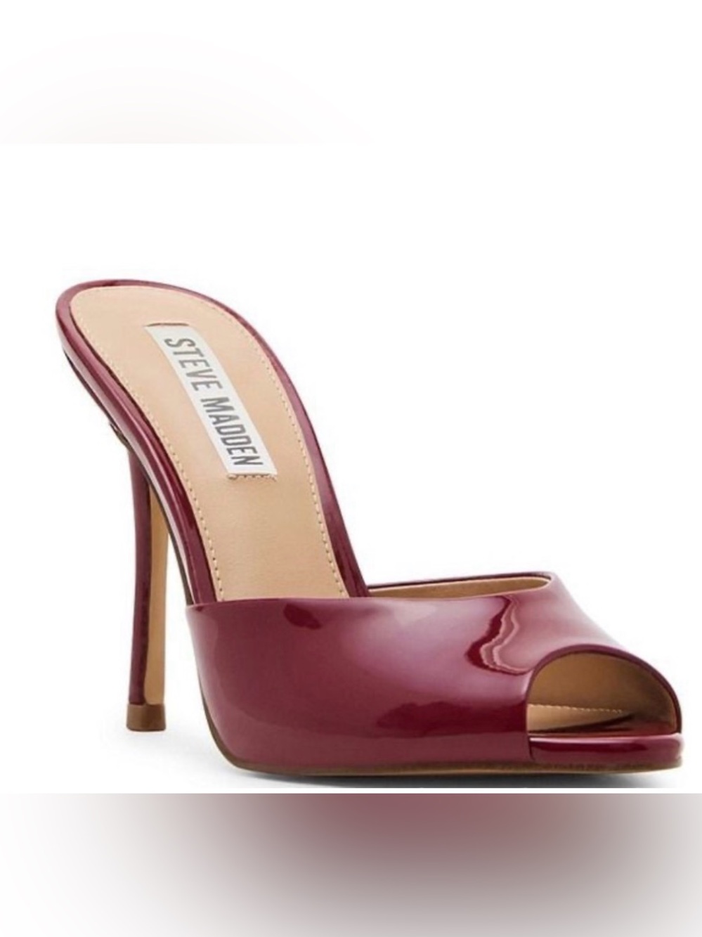 Steve Madden Priya Patent Shoes - 9- Wine